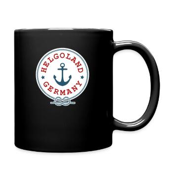 Helgoland Nordsee Norddeutschland Norddeutsch - Tasse einfarbig - Schwarz - Rechts