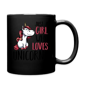 Unicorn - Full Colour Mug - black - Right