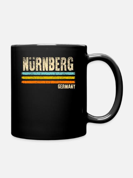 Nürnberg - Tasse einfarbig - Schwarz