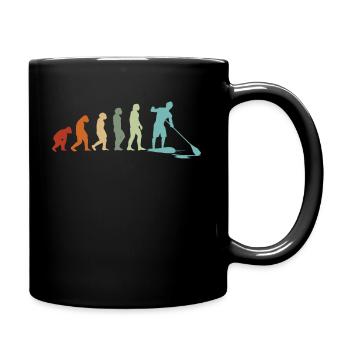 SUP EVOLUTION Surfer Stand Up Paddle Surfing - Full Colour Mug - black - Right