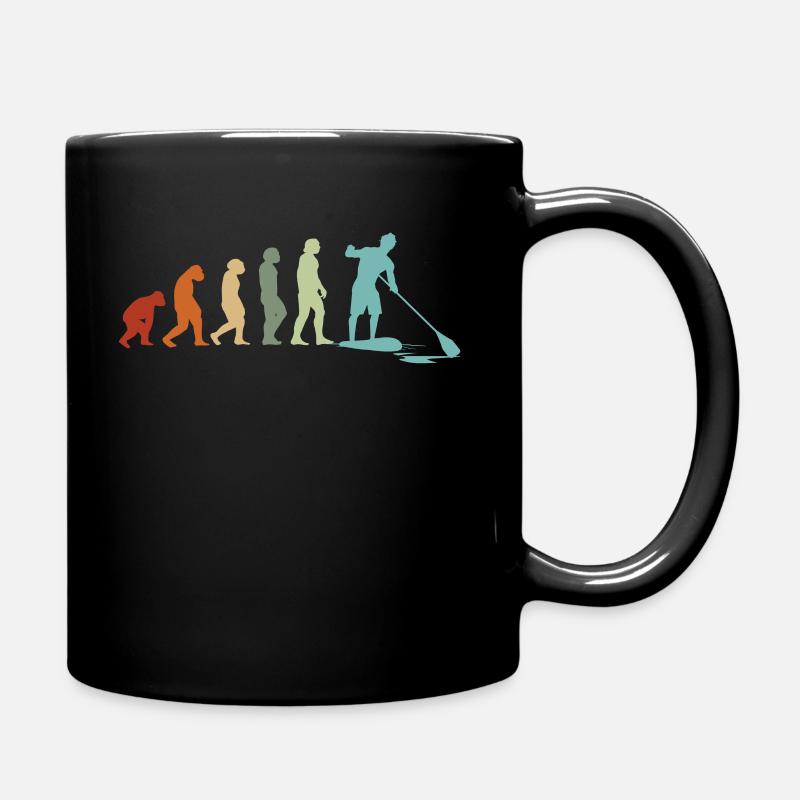 SUP EVOLUTION Surfer Stand Up Paddle Surfing - Tasse einfarbig - Schwarz