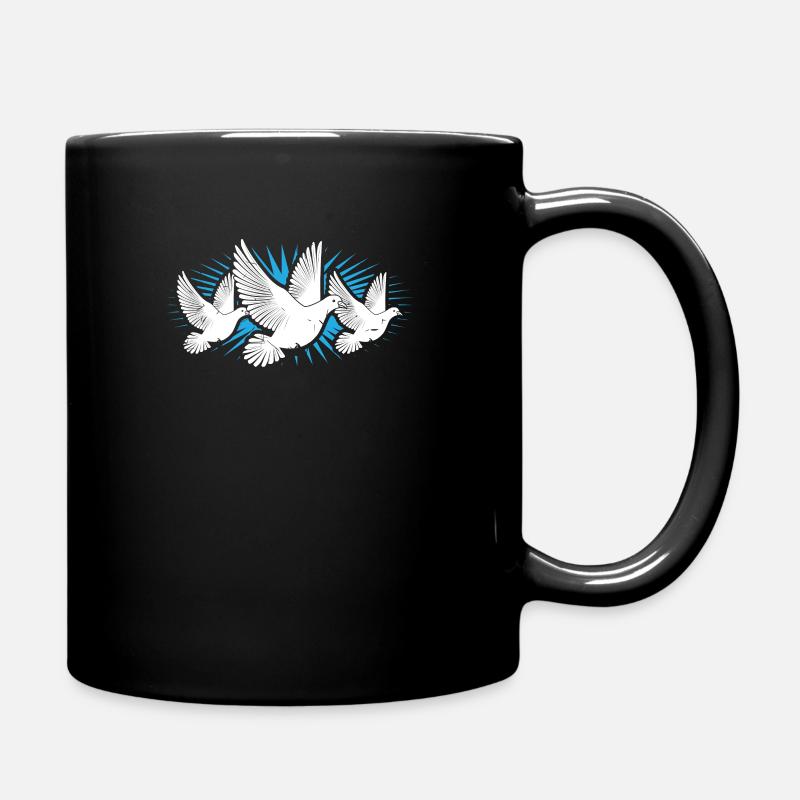 Pigeons - Full Colour Mug - black