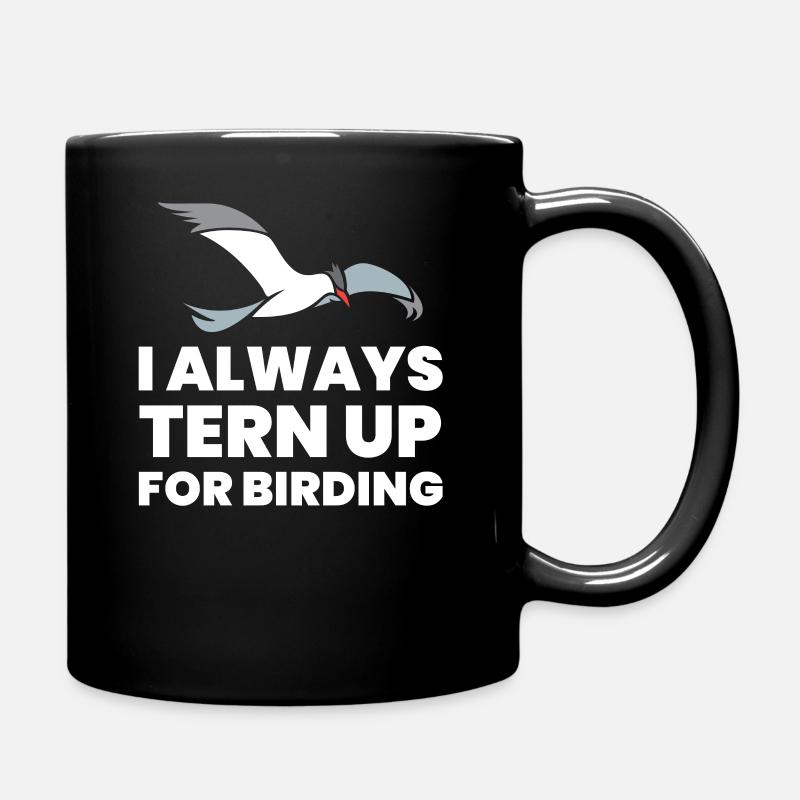 Birding, Jeu de mots d’observation des oiseaux - TERN Up - Mug uni - noir