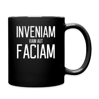 Ich werde entweder einen Weg finden oder ein Latein machen - Tasse einfarbig - Schwarz - Rechts