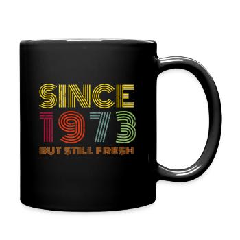 1973 Né en rétro - Mug uni - noir - Droite