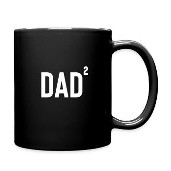 Dad 2 father of Two kids Fathers Day Gift Dad Gram - Mug uni - noir - Droite
