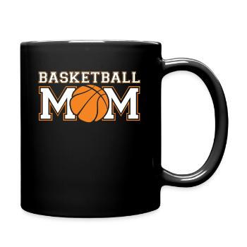 Maman de basket-ball - Fête des mères - Mug uni - noir - Droite
