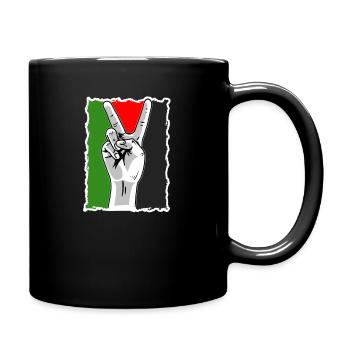 Free Gaza Free Palestine Liberté pour la Palestine - Mug uni - noir - Droite