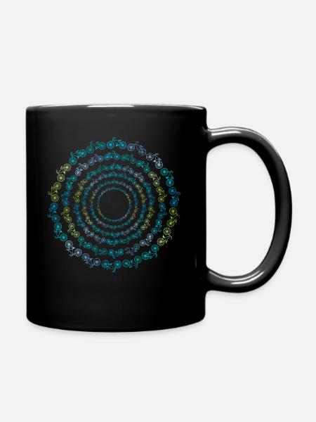 Fahrrad - Tasse einfarbig - Schwarz
