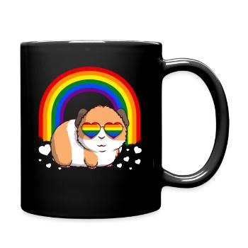 Arc-en-ciel Gay Pride LGBTQ - Mug uni - noir - Droite