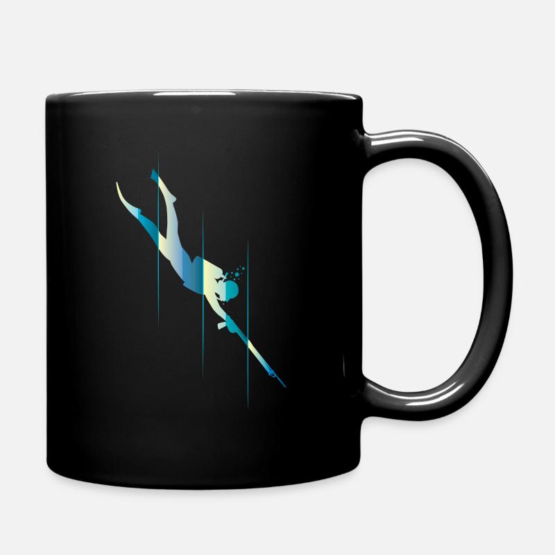 Chasse sous-marine - Mug uni - noir
