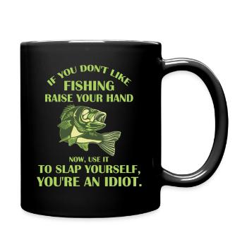 Fishing with passion - Full Colour Mug - black - Right