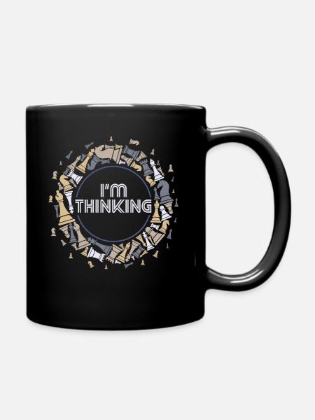 Schach Sport Schachspiel - Tasse einfarbig - Schwarz
