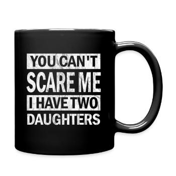 Vous ne pouvez pas me faire peur j'ai un t-shirt fille drôle - Mug uni - noir - Droite