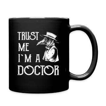 Docteur Pestdoktor Pestarzt Steampunk Masque à bec - Mug uni - noir - Droite