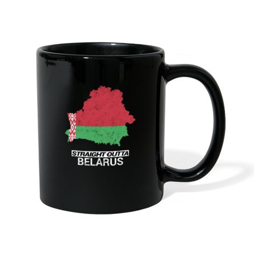 Straight Outta Belarus country map - Full Colour Mug