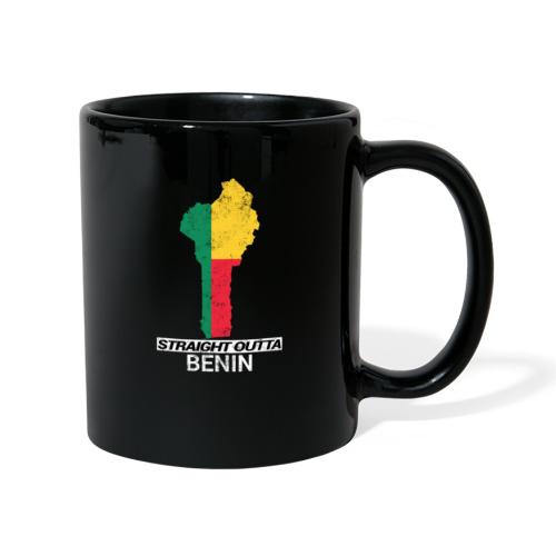 Straight Outta Benin (Bénin) country map & flag - Full Colour Mug