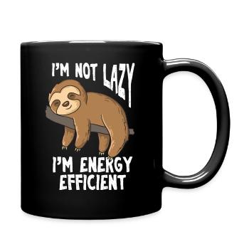 Les paresseux ne sont pas paresseux Paresseux - Mug uni - noir - Droite