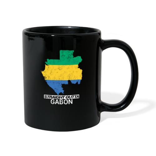 Straight Outta Gabon country map - Full Colour Mug