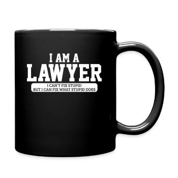 Avocat avocat avocat - Mug uni - noir - Droite