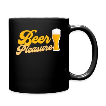 Bière Tente à bière - Mug uni - noir - Droite