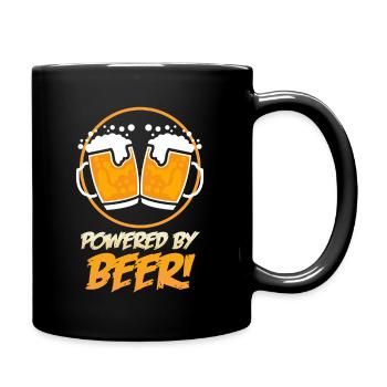 Bier Bierkrug Biergarten - Mug uni - noir - Droite