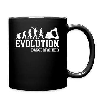 Evolution Bagger - Tasse einfarbig - Schwarz - Rechts