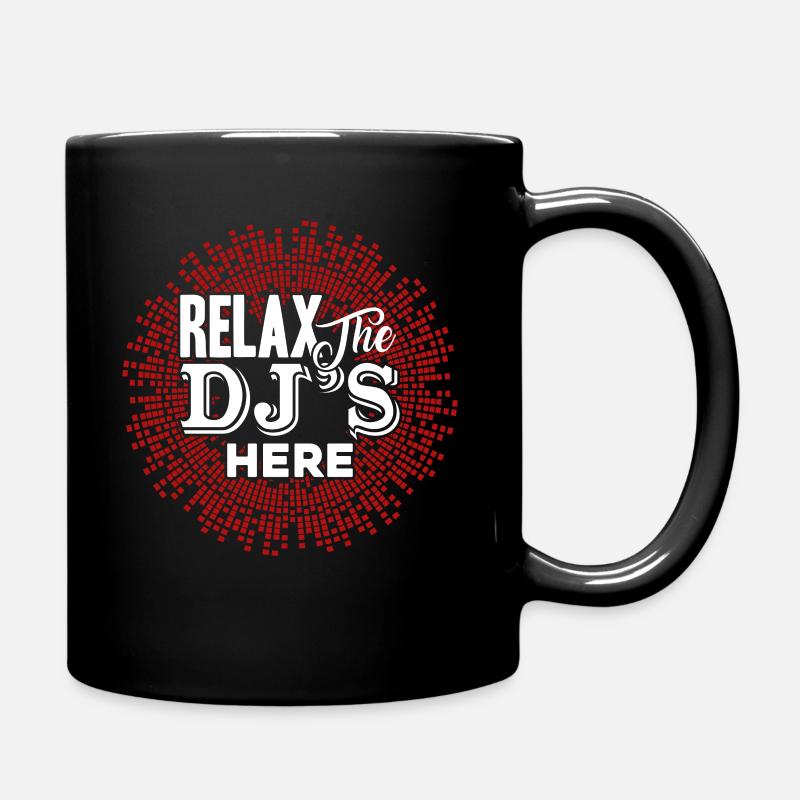 DJ Relax Les DJ sont ici - Mug uni - noir