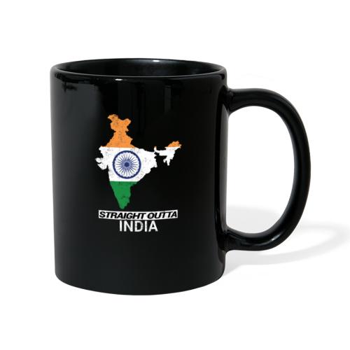 Straight Outta India (Bharat) country map flag - Full Colour Mug