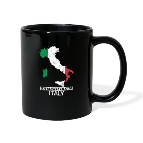 Straight Outta Italy (Italia) country map flag - Full Colour Mug