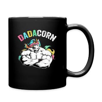 Dadacorn - Magical Unicorn Dad - Full Colour Mug - black - Right