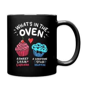 Gender Reveal Baker - Full Colour Mug - black - Right