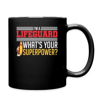 Lifeguard Swimmer - Mug uni - noir - Droite
