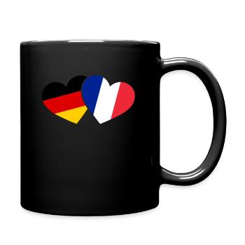 Voyage de vacances au cœur de la France et de l'Allemagne à Paris - Mug uni - noir - Droite