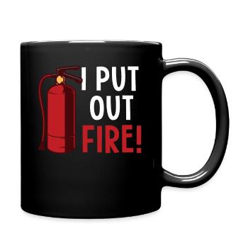 Extincteurs - Mug uni - noir - Droite