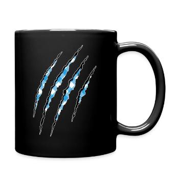 Bavarian soul Bavaria in the blood - Full Colour Mug - black - Right
