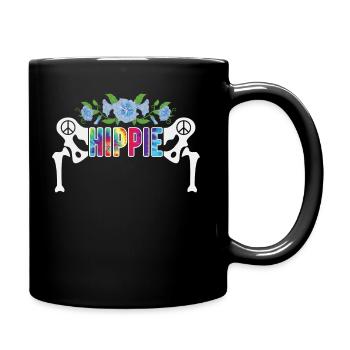 Chirurge de l’articulation de la hanche chirurgicale récupération hippie fleur - Mug uni - noir - Droite