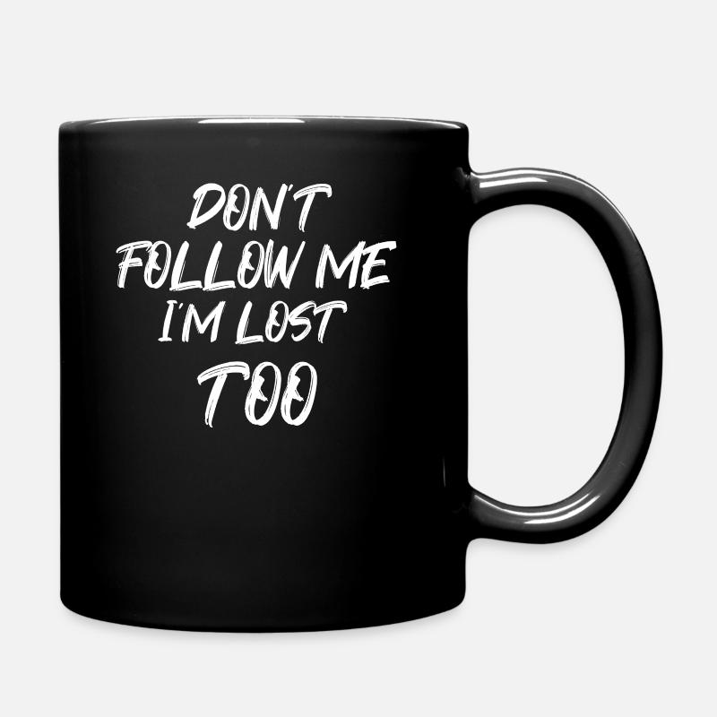 Borderline Seele Liebe Spruch - Tasse einfarbig - Schwarz