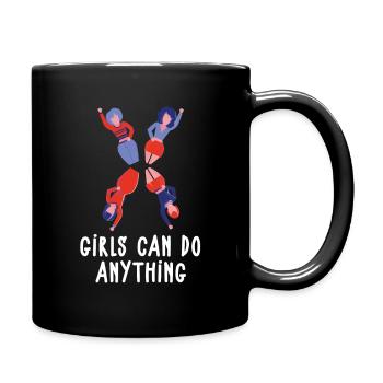 Puissance féminine - Mug uni - noir - Droite