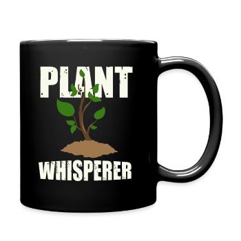 Murmure végétal - Mug uni - noir - Droite