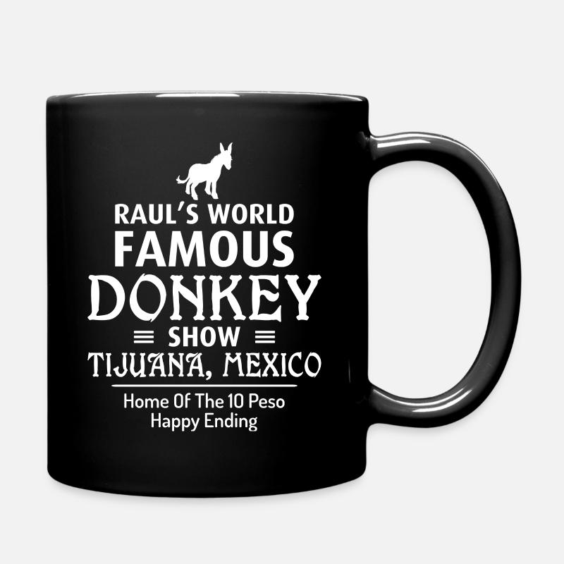 Donkey Show Tijuana - Full Colour Mug - black