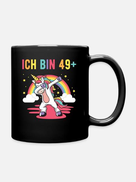 50. Geburtstag Geschenk Frauen Seit August 1970 - Tasse einfarbig - Schwarz