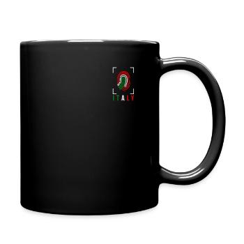 Italie - Mug uni - noir - Droite
