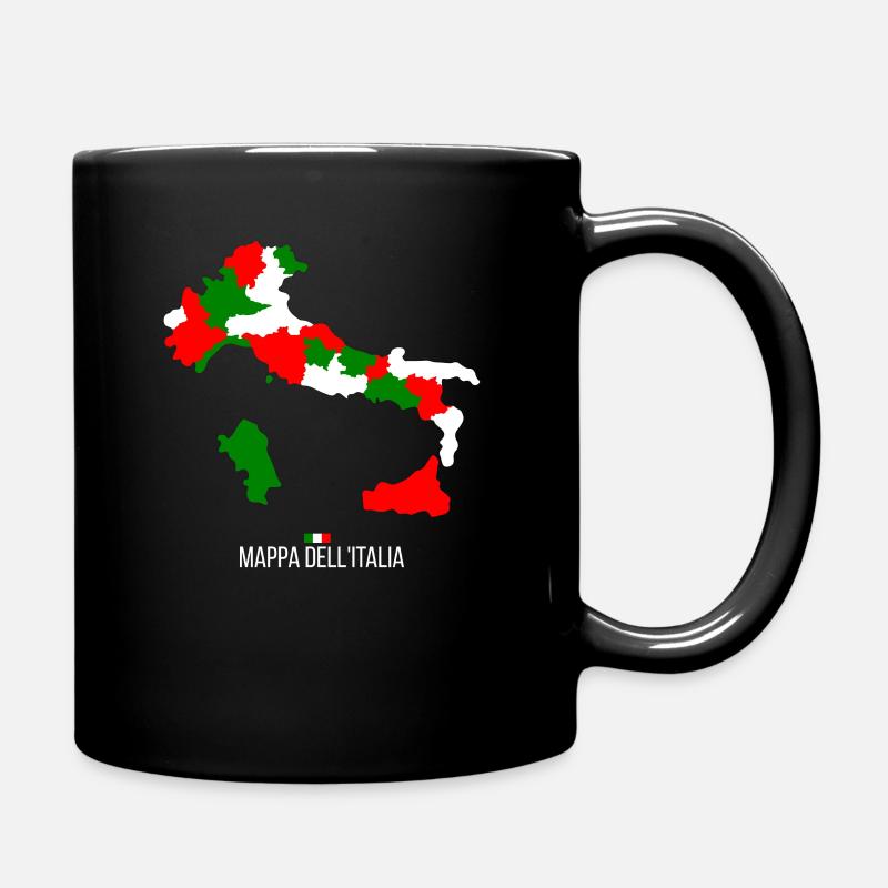 Italien - Tasse einfarbig - Schwarz