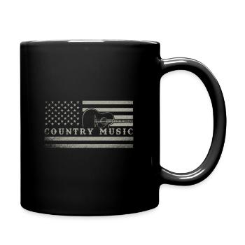 American Country Music - Full Colour Mug - black - Right