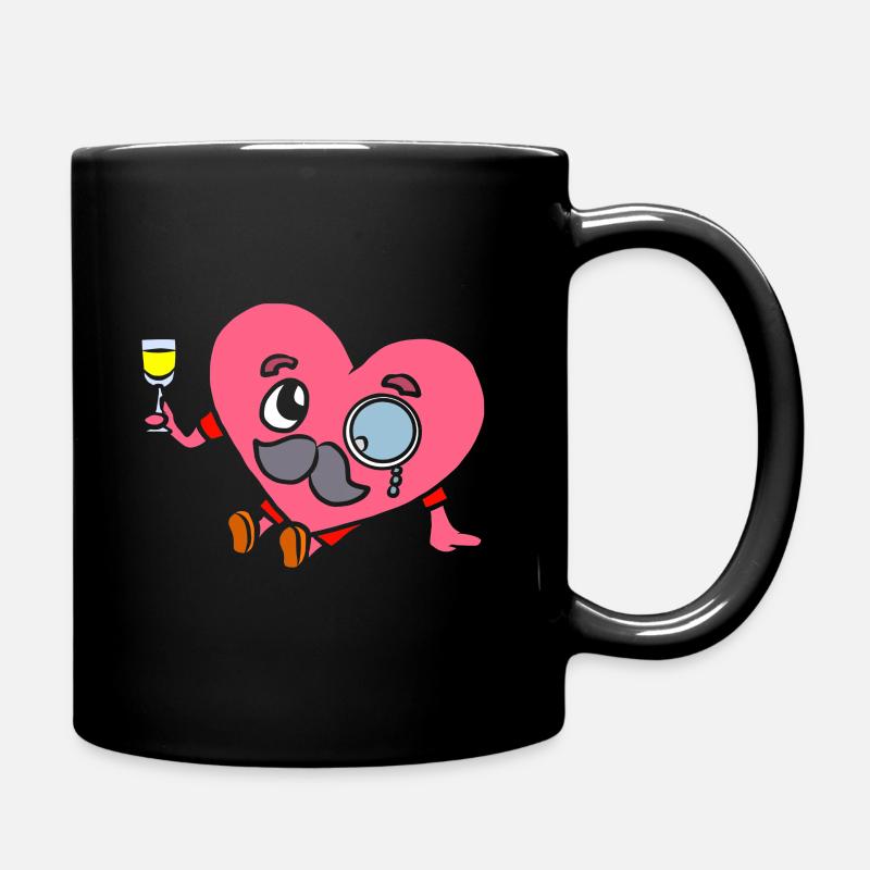 Herzblatt Herzchen Chérie chérie chérie Herz Lieb - Mug uni - noir