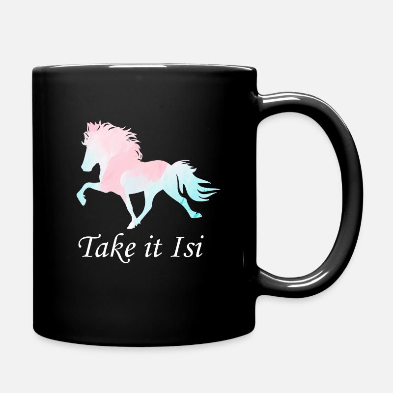 Cheval islandais - Mug uni - noir