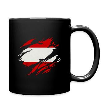 Cadeau drapeau Autriche autrichien - Mug uni - noir - Droite