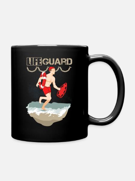 Nageur sauveteur - Mug uni - noir