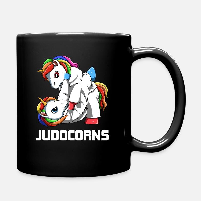Licornes de judo - Judocorn drôle - Mug uni - noir